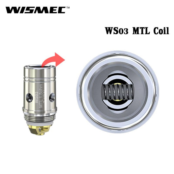 5pcs WS03 MTL 1.5 ohm Head Replacement Coil